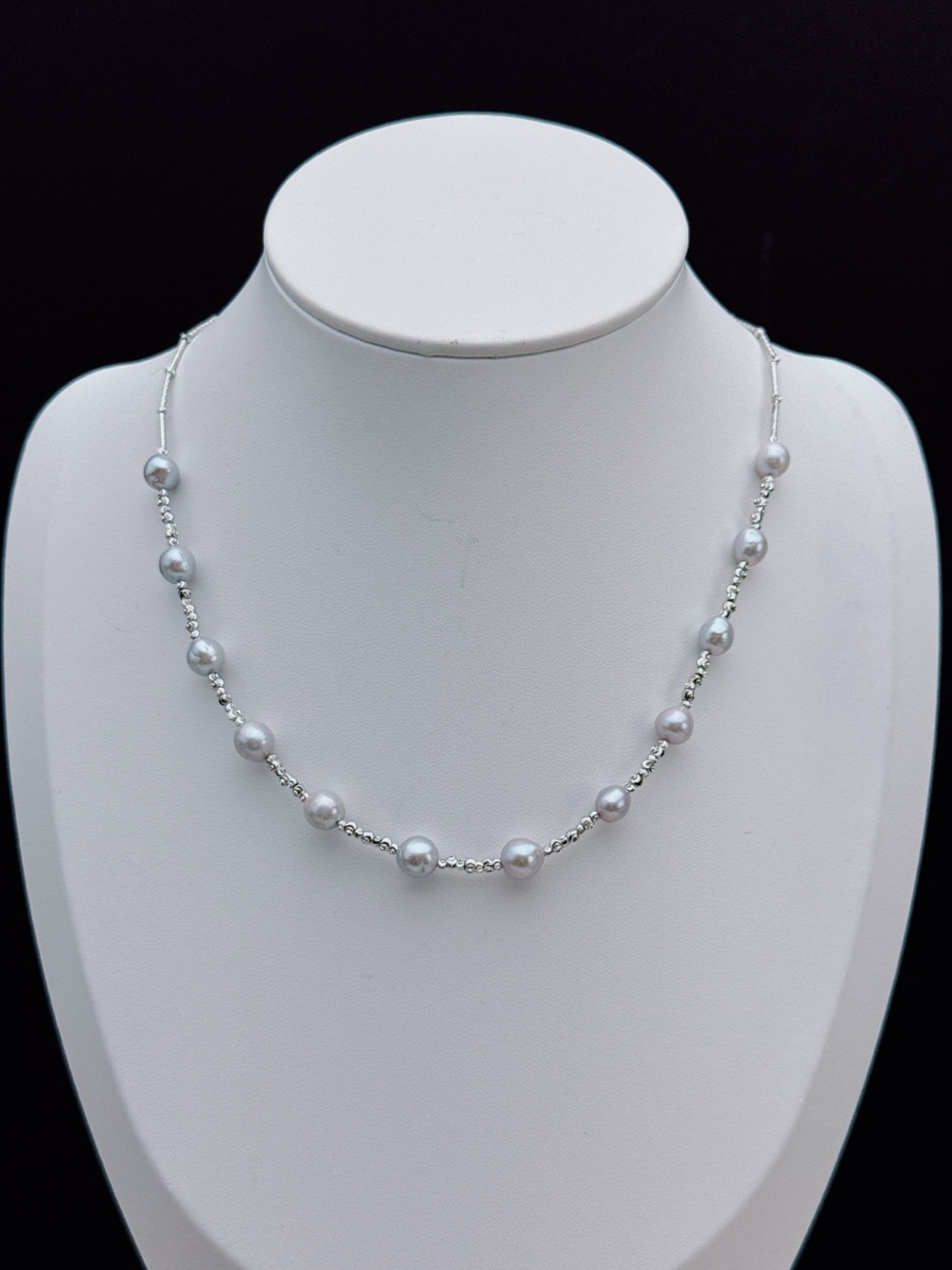 26X497 Handmade Freshwater Baroque Pearl Necklace 15+2” 7-8mm